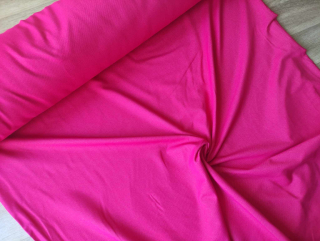 Elastická teplákovina denim - růžová