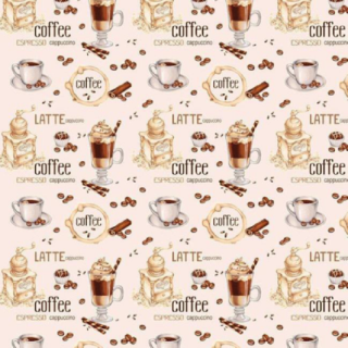Vaflovina - utěrkovina latté