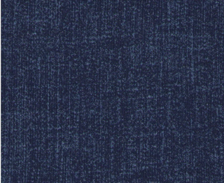 Teplákovina s elastanem jeans - tmavě modrý tisk