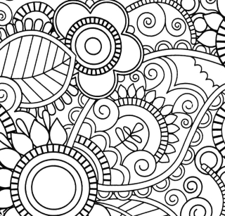 Teplákovina s elastanem omalovánky na bílé