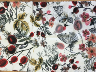 Teplákovina s elastanem DIGITÁLNÍ TISK šípky